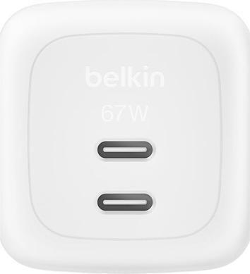 Carregador de Parede GaN BELKIN Boost Charge Pro WCH020KQWH (Branco)