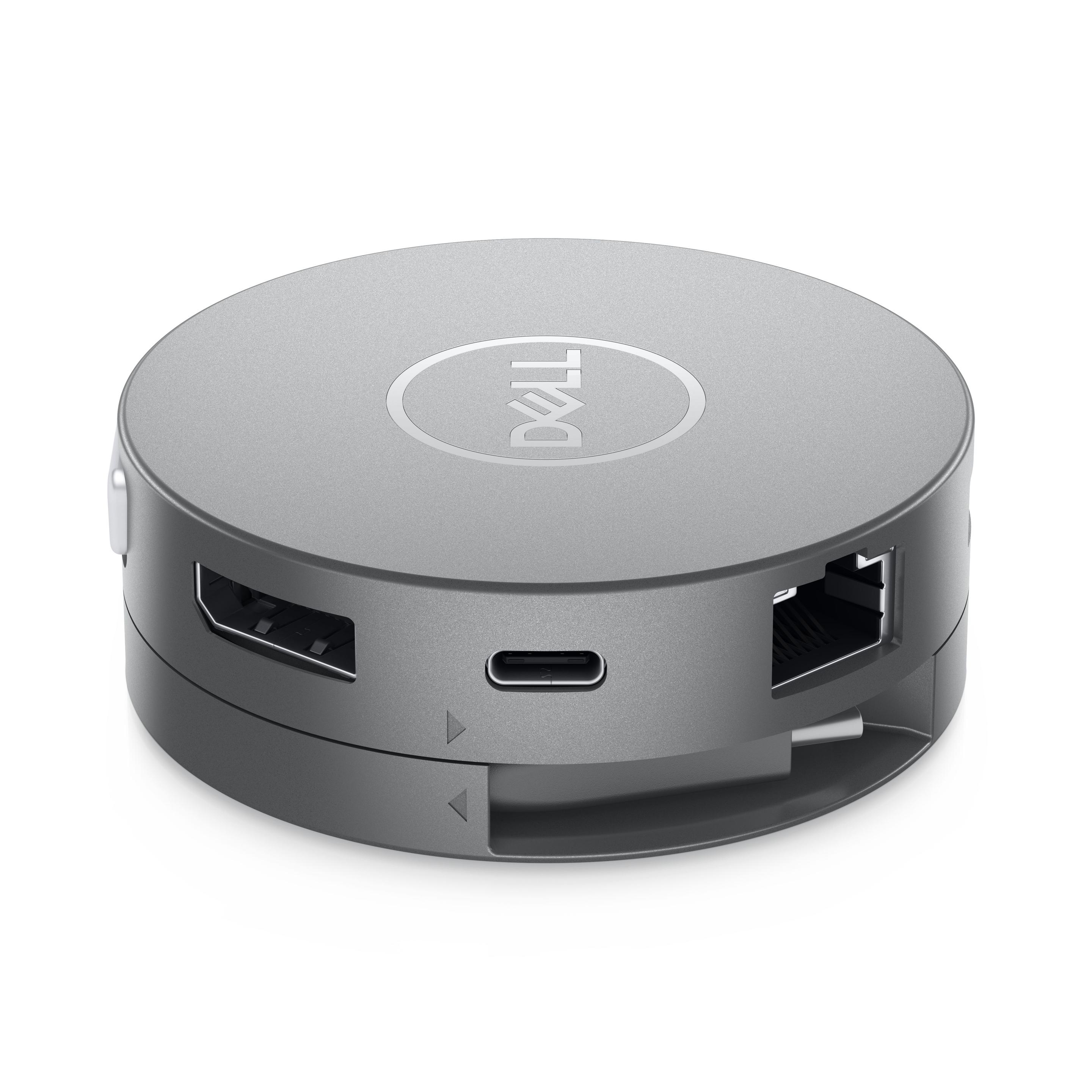 Adaptador USB-C Multiportas DELL DA310 (0,12 m - Prateado)