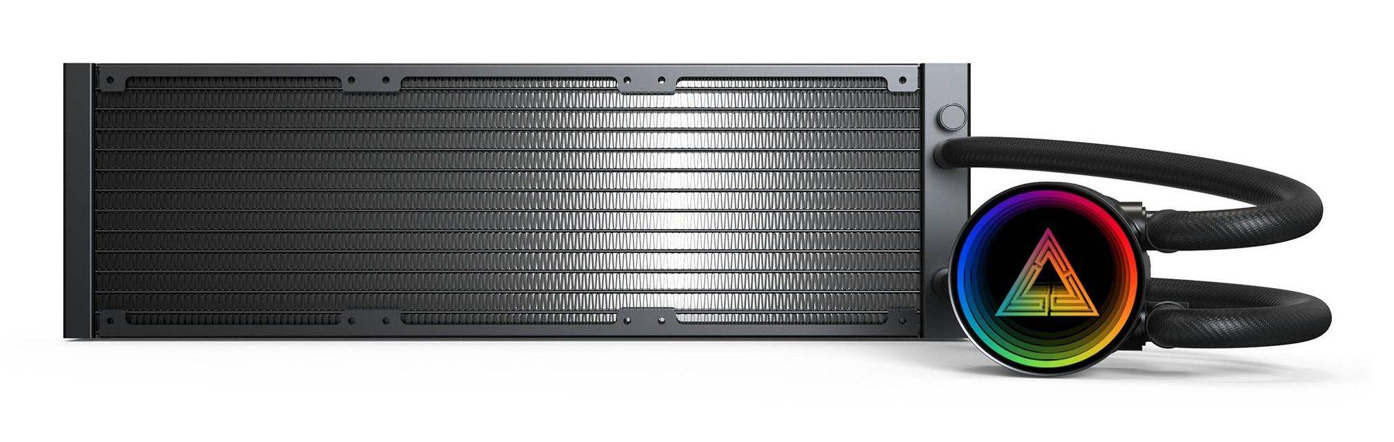 Water Cooler CPU MONTECH LightFlow ARGB 360 XL (LGA 1700, LGA 1851, AM4, AM5 - LGA 1851, AM4, AM5, LGA 1700 - 120 mm - Preto) — miniatura 4