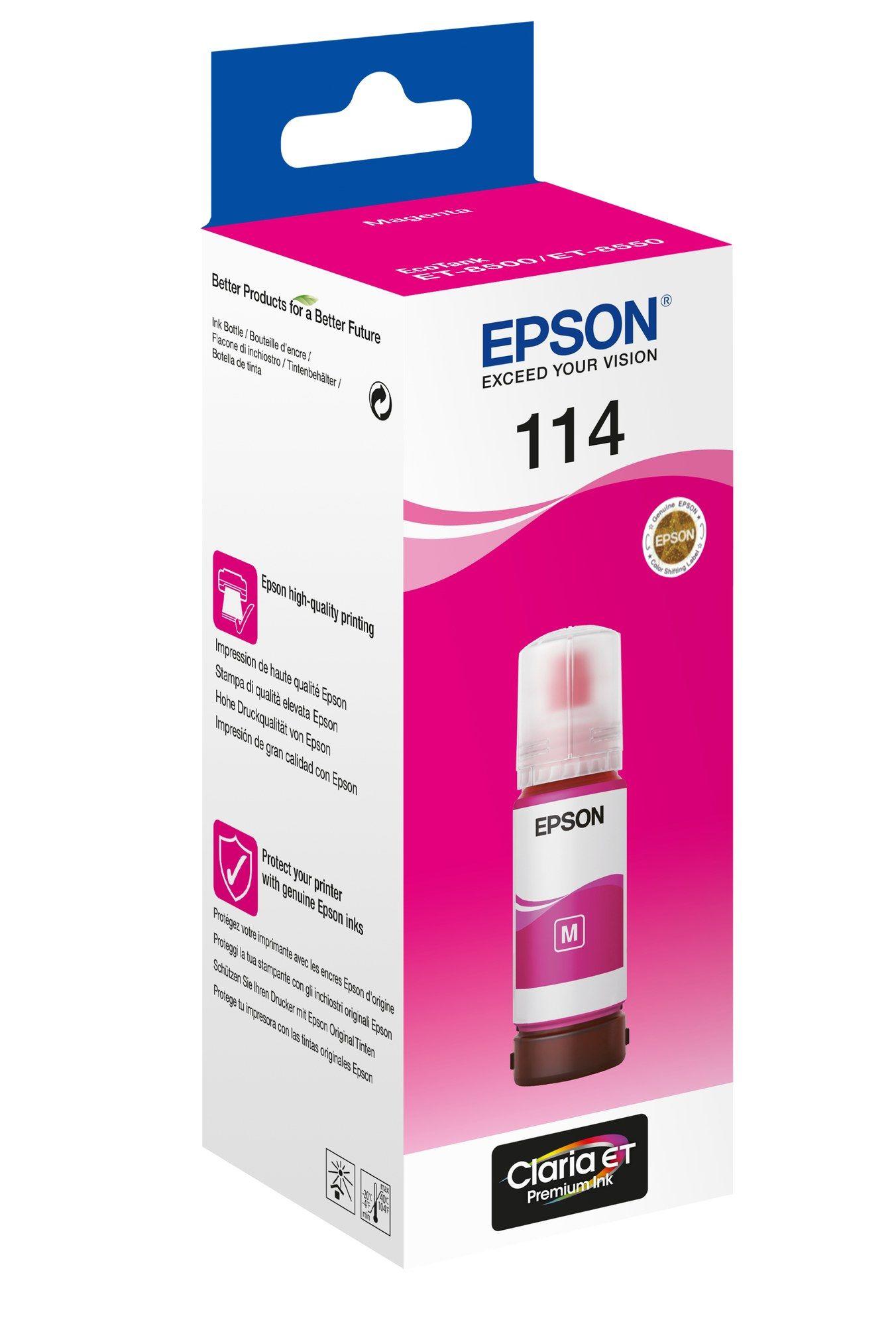 Tinteiro de Recarga EPSON 114 C13T07B340 (Magenta), miniatura 4