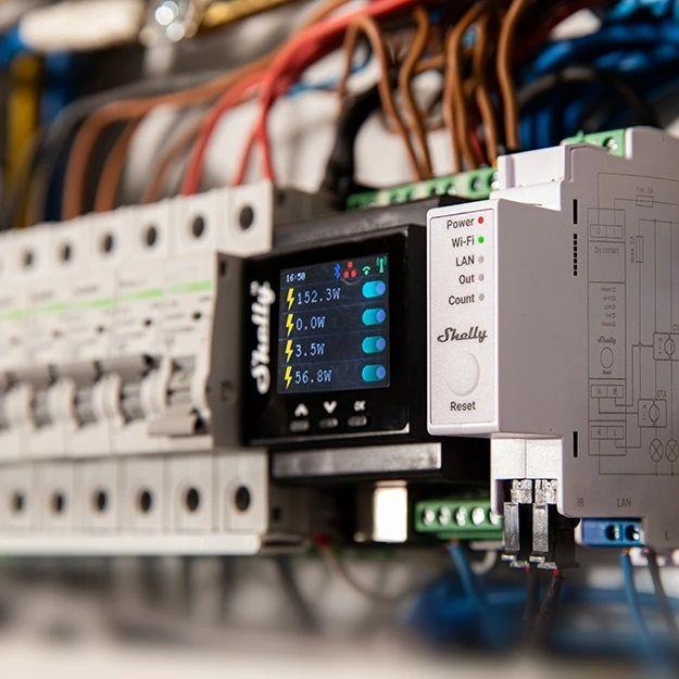 Módulo Medidor de Energia SHELLY Pro EM-50 (Plástico - Branco) — miniatura 3