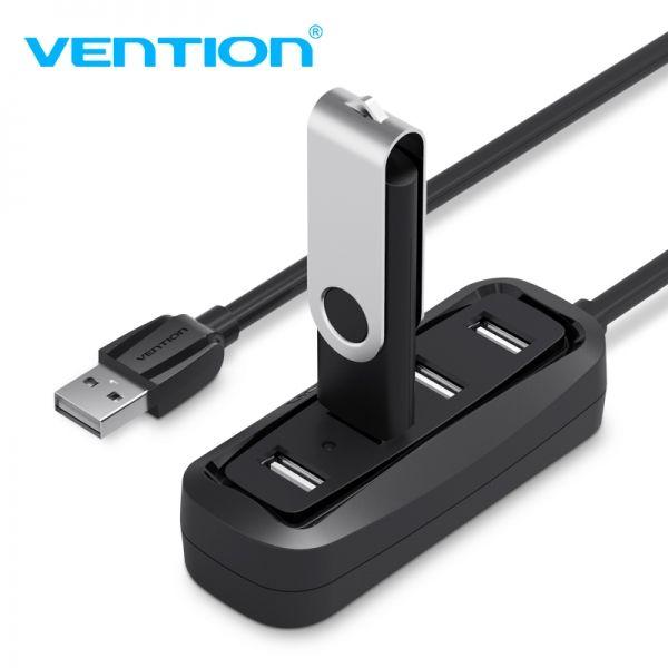 Hub USB VENTION VAS-J43-B015 (0,15 m - Preto) — miniatura 2