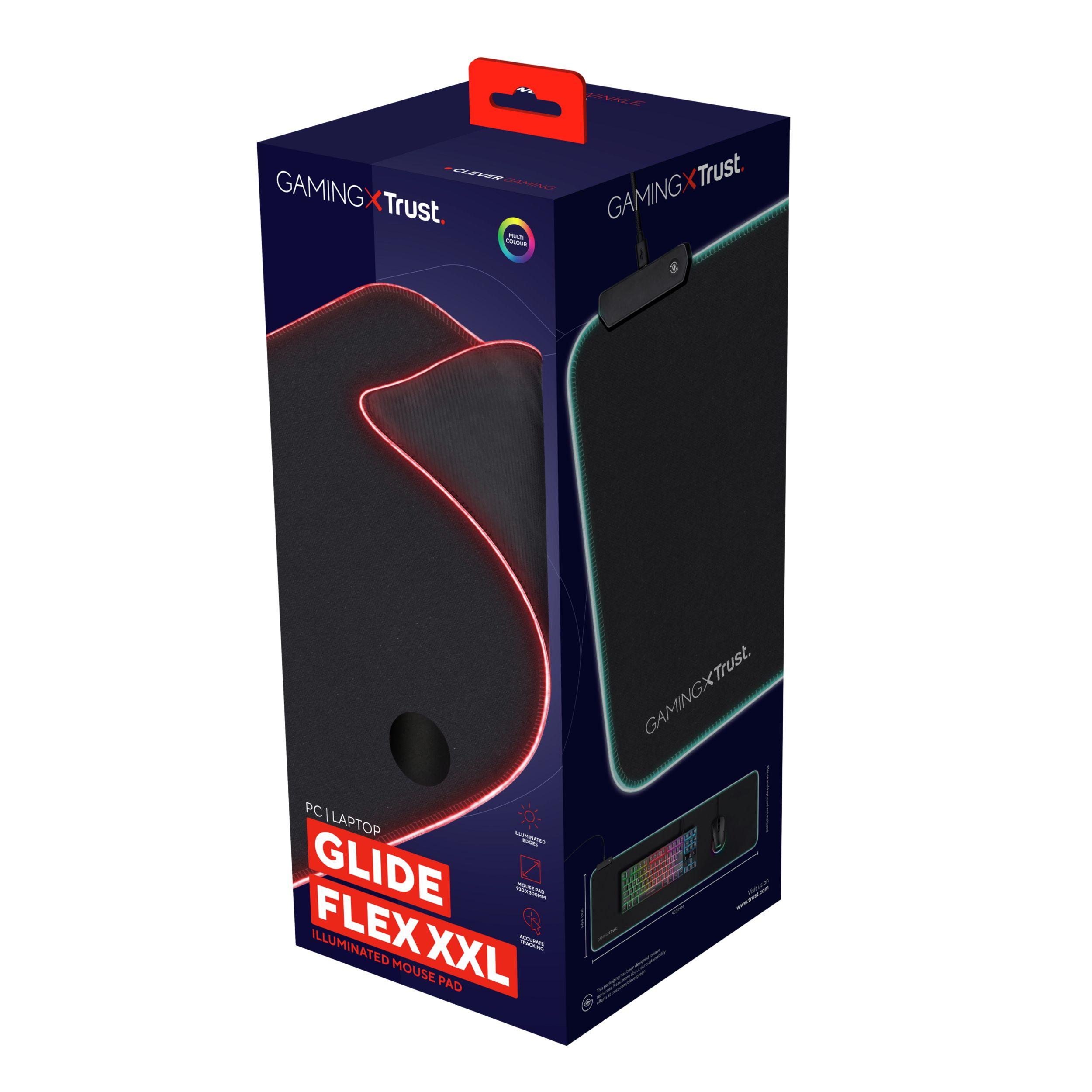 Tapete de Rato Gaming TRUST GXT 764 Glide-Flex XXL (XXL - Poliéster, Borracha - 3 mm - Preto) — miniatura 5