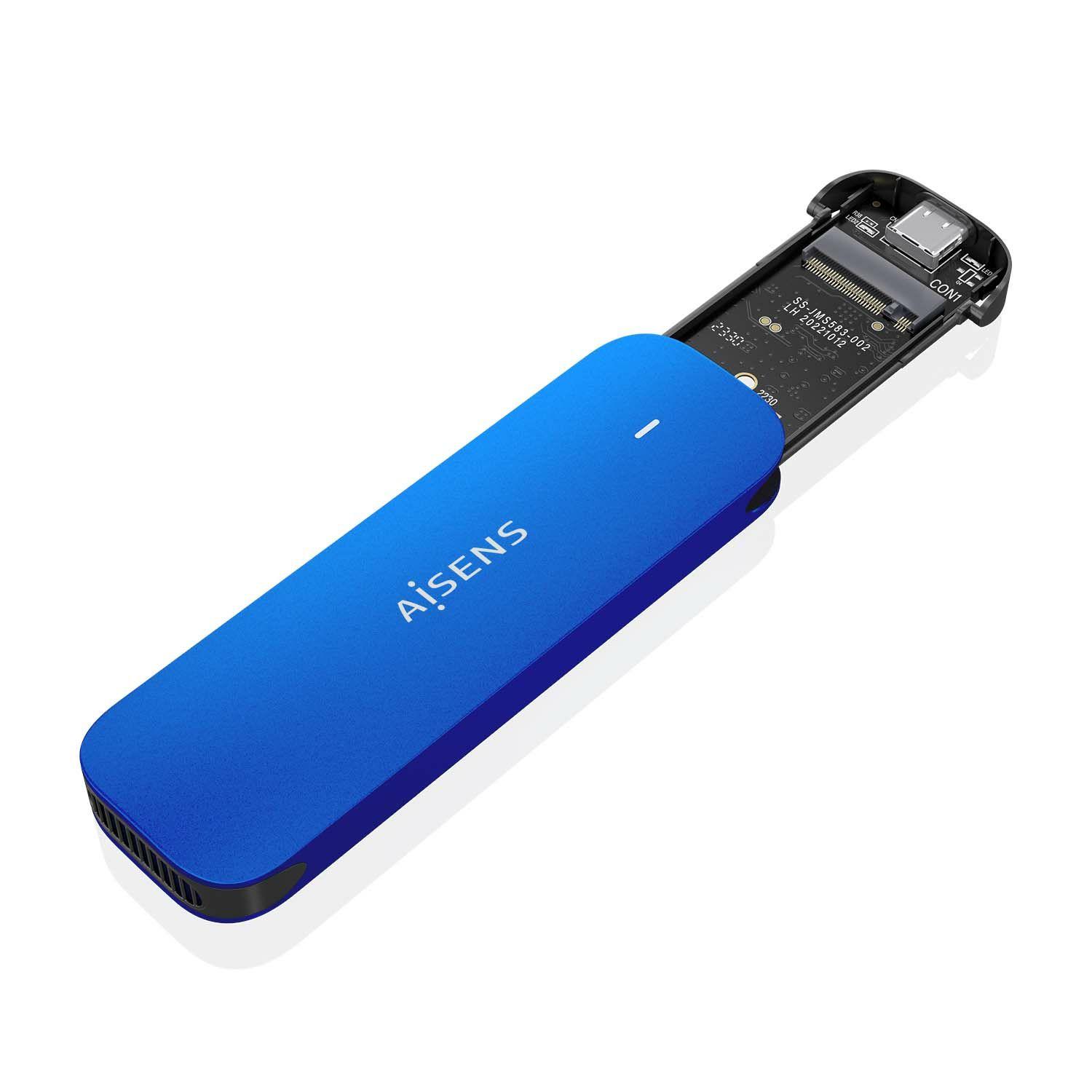 Caixa Externa SSD M.2 AISENS ASM2-026BLU (2 TB - M.2 - Azul) — miniatura 2