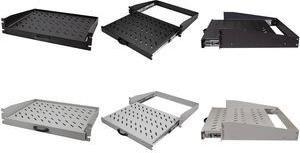 Prateleira Extensível LOGILINK SF2C50B (19 polegadas - Preto)