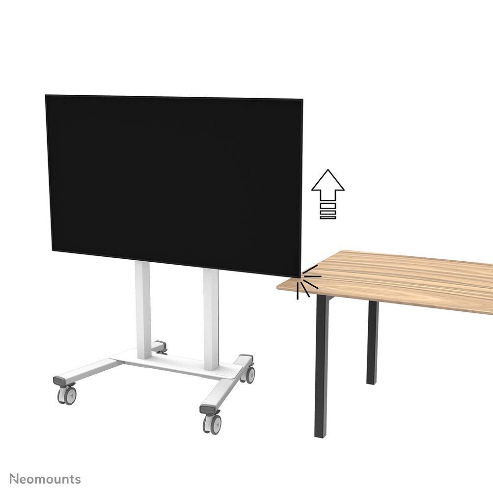Suporte de Chão Móvel para TV NEOMOUNTS FL55-875WH1 (55"-100" - Ajuste Elétrico - 110 kg - Branco), miniatura 7