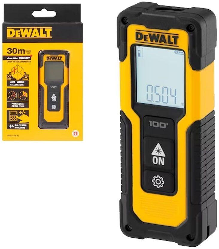 Medidor de Distâncias a Laser DEWALT DWHT77100-XJ (Amarelo/Preto), miniatura 4