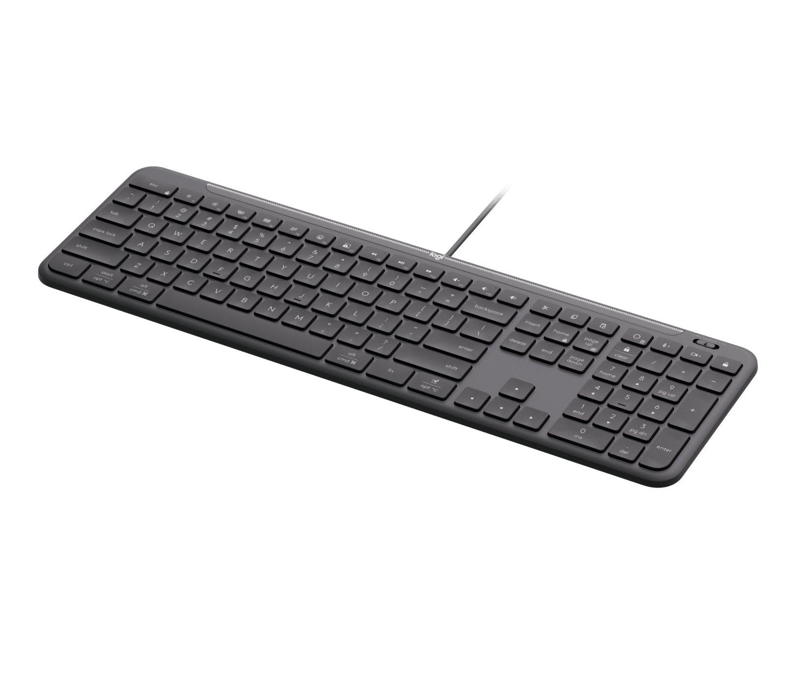 Teclado LOGITECH Signature Slim Wired K620 (Alemão - Teclas tesoura - Tamanho completo - Grafite) — miniatura 3