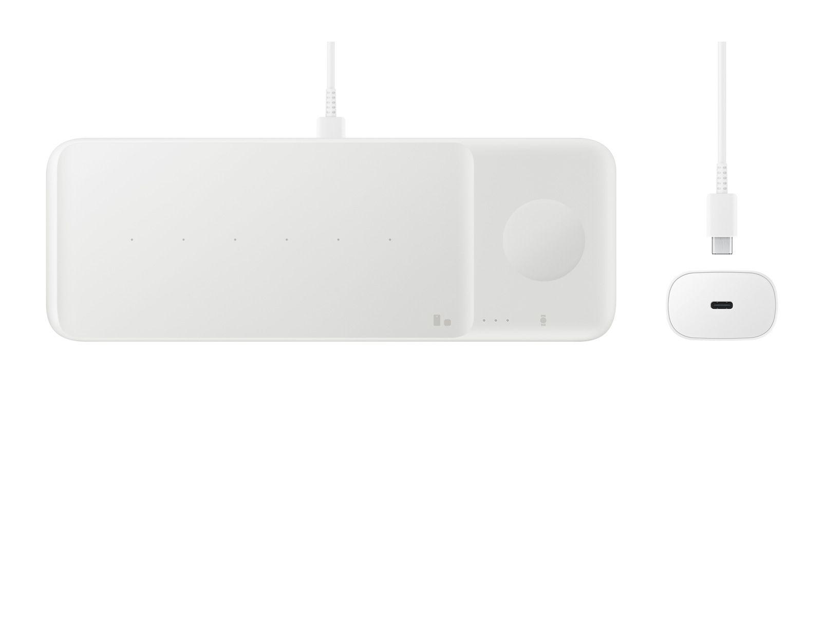 Carregador Sem Fios SAMSUNG Wireless Charger Trio EP-P6300TWEGEU (USB Type-C - Branco), miniatura 6