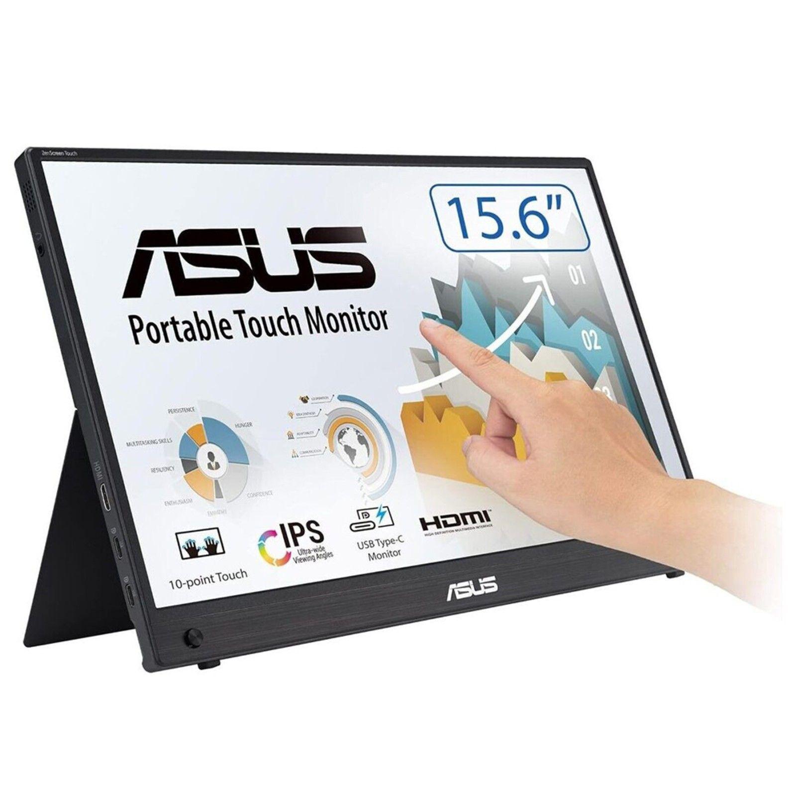 Monitor ASUS ZenScreen MB16AHT (15,6" - IPS - 60 Hz - Preto)