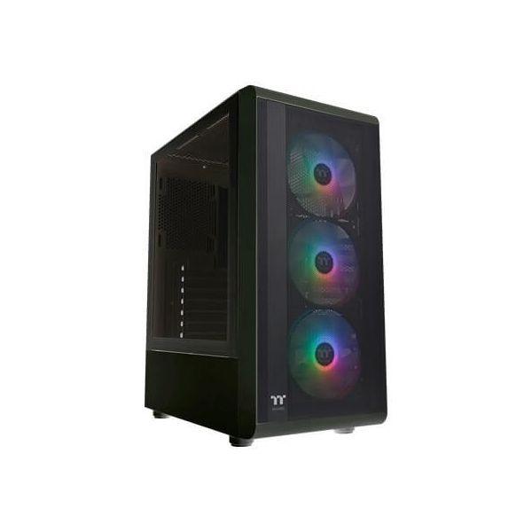 Caixa PC THERMALTAKE S200 TG ARGB (ATX, micro ATX, Mini-ITX - Midi Tower - SPCC, vidro temperado - Preto) — miniatura 2