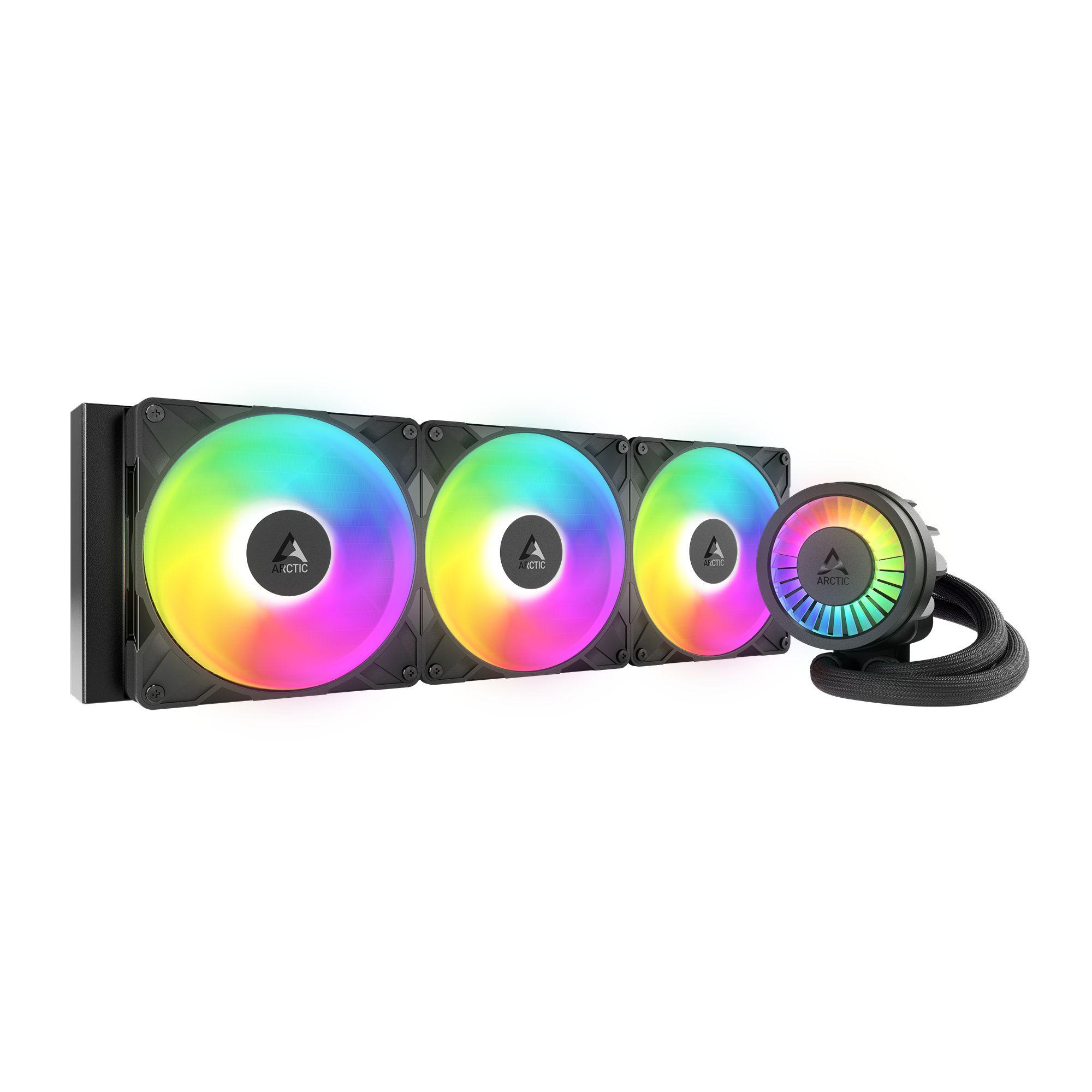 Refrigerador Líquido All-in-One ARCTIC Liquid Freezer III Pro 420 A-RGB (140 mm - 3 ventoinhas - 2500 RPM - Preto)