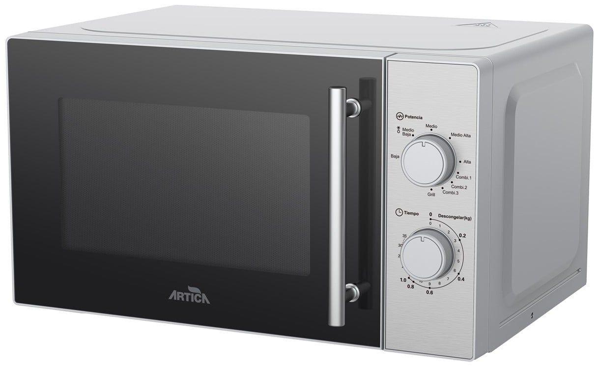 Micro-ondas Independente ARTICA AMW2082XG (20 L - Altura 25,9 cm - Inox)