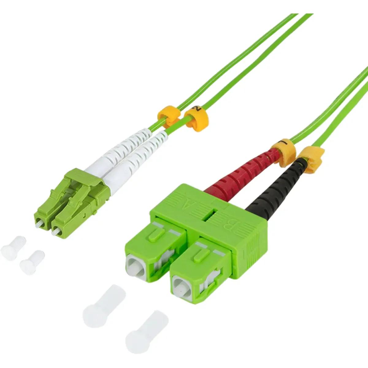 Cabo de Fibra Ótica LOGILINK FP5LS01 (OM5 LC-SC 1 m Duplex - Verde), miniatura 2