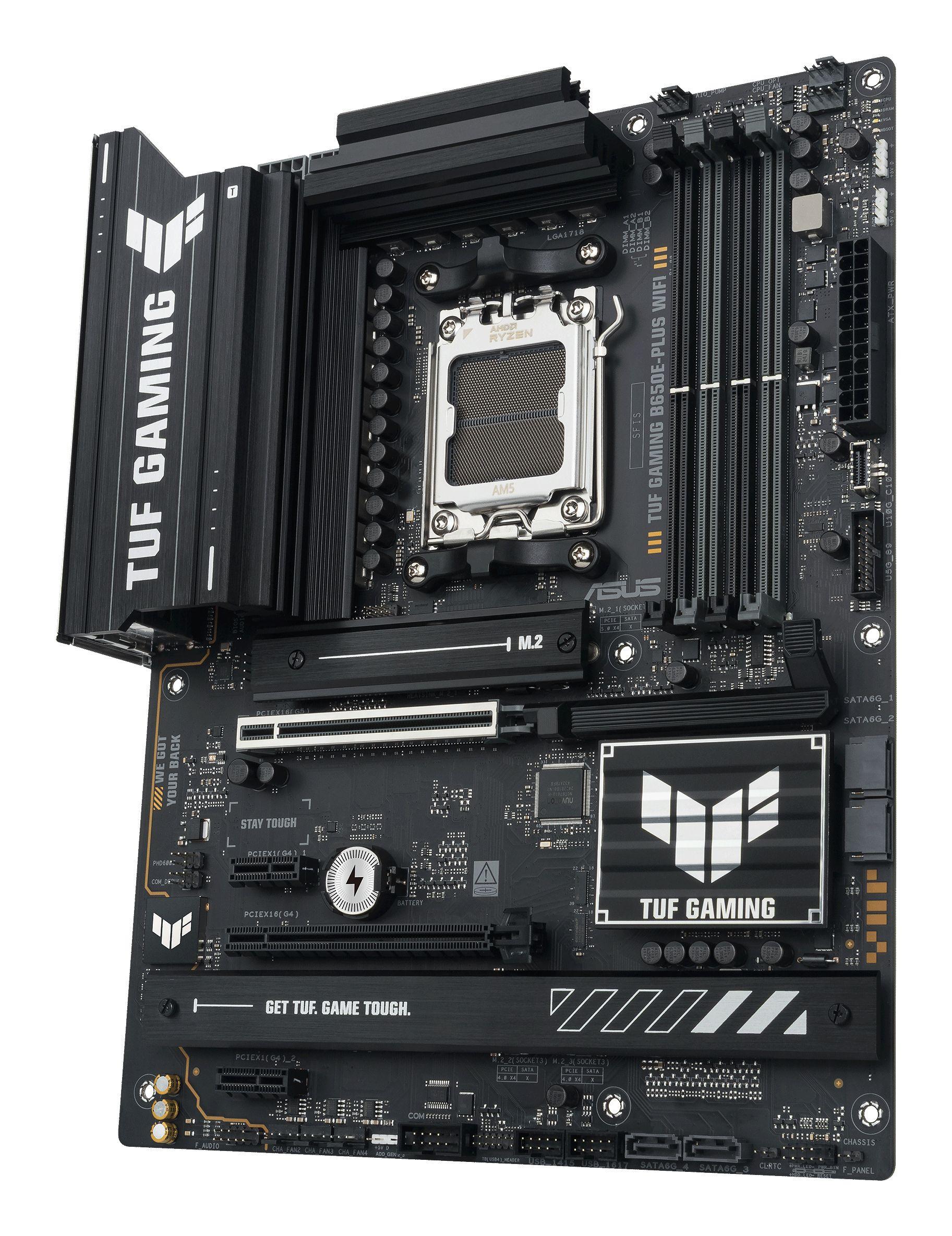 Motherboard ASUS TUF GAMING B650E-PLUS WIFI (AM5 - ATX - Duplo canal - Preto), miniatura 4