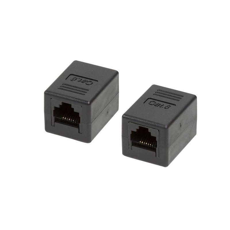 Acoplador RJ45 LOGILINK NP0034A (RJ-45 - Cat6 - Preto)