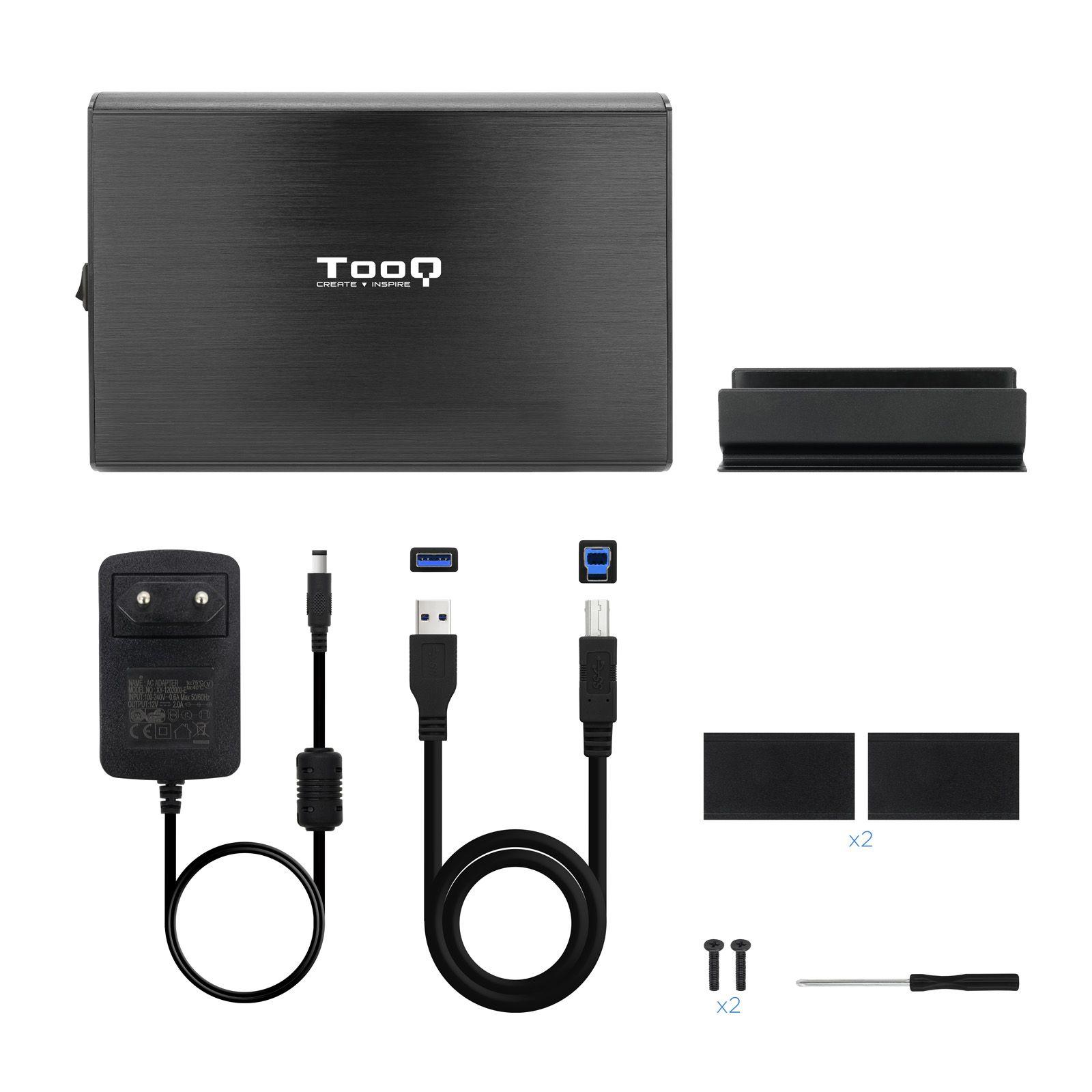 Caixa Externa TOOQ TQE-3531B (3,5" - Preto), miniatura 4
