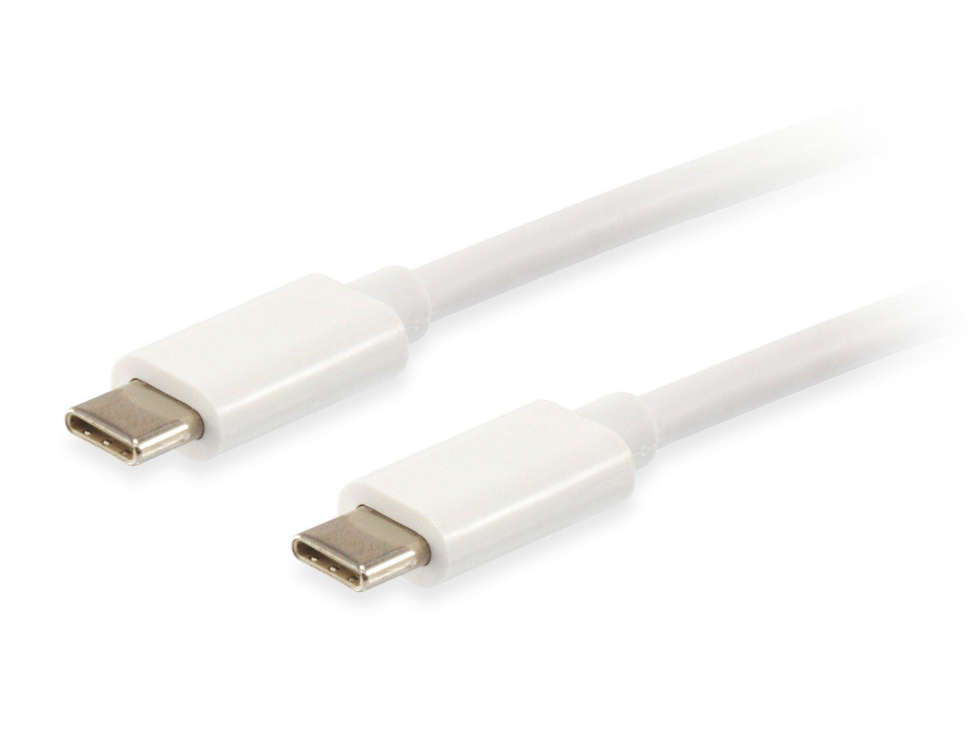 Cabo USB-C para USB-C EQUIP 128352 (2 m - USB C - Branco)