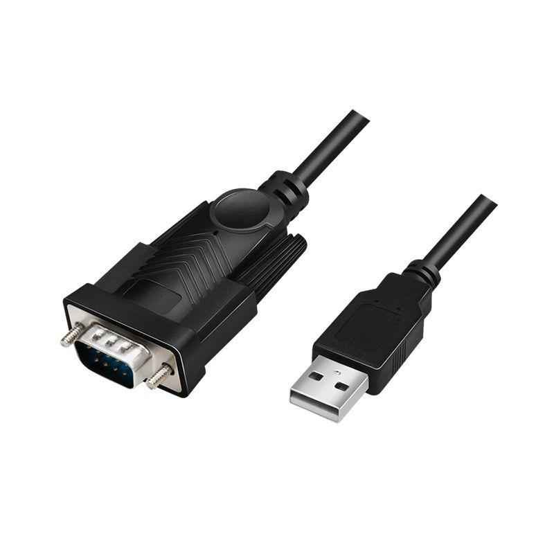 Cabo Adaptador USB 2.0 para RS232 LOGILINK AU0048A (1,5 m - USB A - DB-9 - Preto)