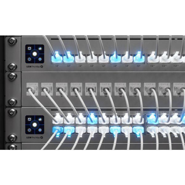 Cabo de Rede UBIQUITI UACC-CABLE-PATCH-EL-2M-W (2 m - Cat6 - RJ-45 macho - Branco translúcido) — miniatura 4