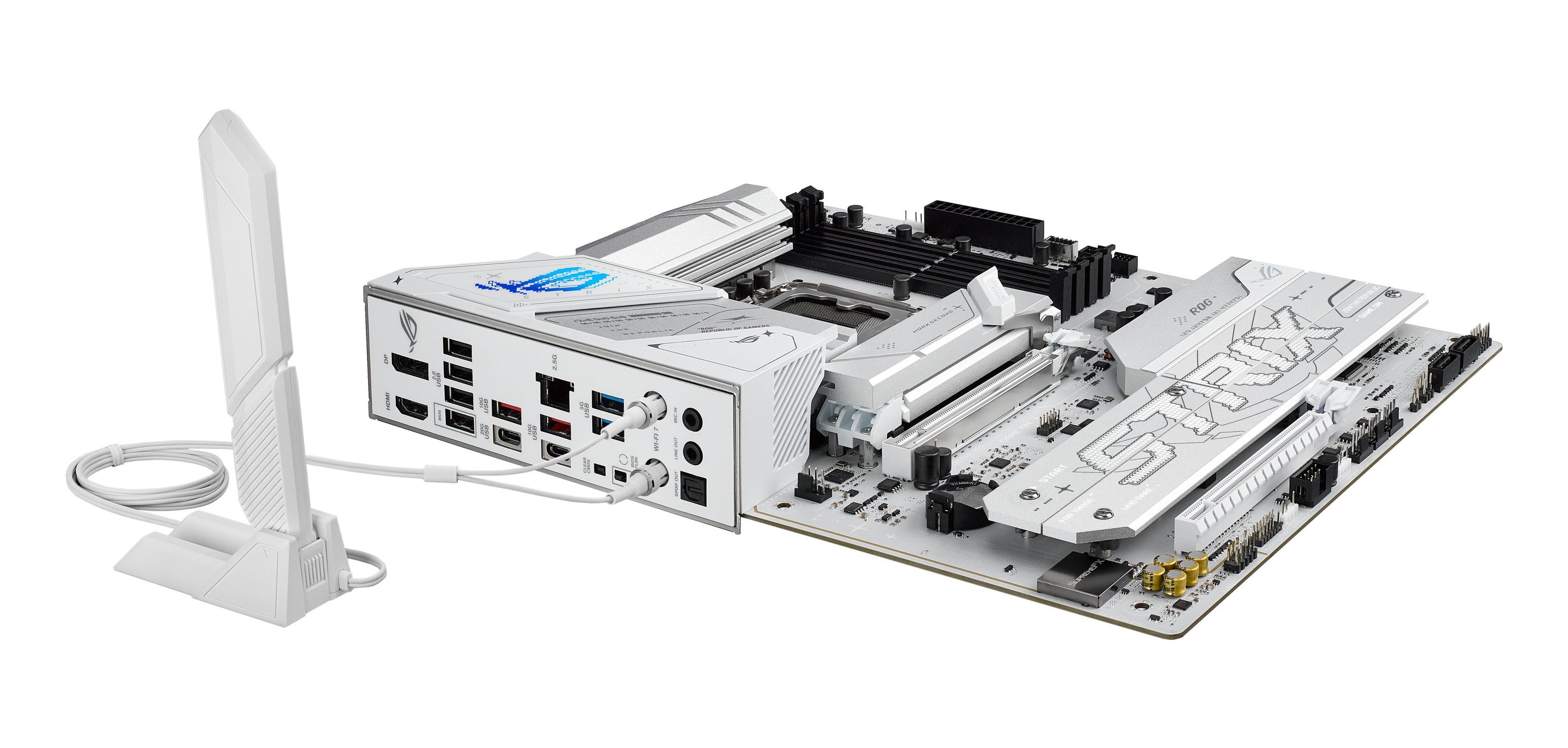 Motherboard ASUS ROG STRIX B860-A GAMING WIFI (LGA 1851 (Socket V1) - Intel Core Ultra - ATX - Branco), miniatura 10