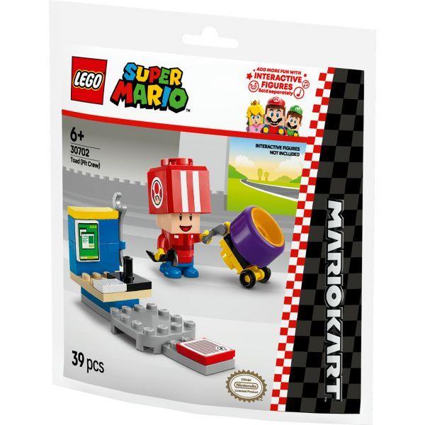 Conjunto de Construção LEGO 30702 Mario Kart – Toad (Pit Crew) (6 anos - Multicor) — miniatura 5