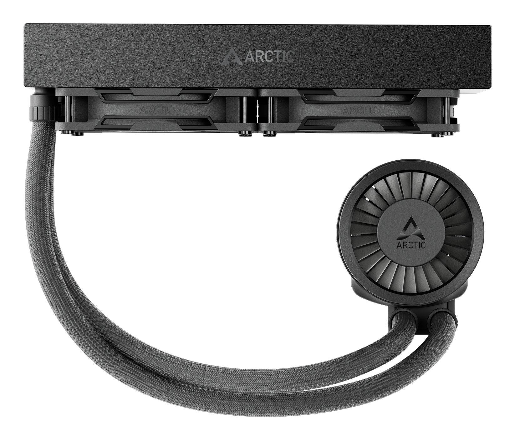 Sistema de Refrigeração Líquida All-in-One ARCTIC Liquid Freezer III Pro 240 (LGA 1700, Socket AM4, LGA 1851 - 120 mm - 2 ventoinhas - Preto) — miniatura 3