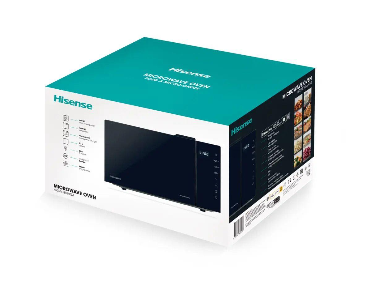 Micro-ondas com Grelhador Independente HISENSE H23MOBS5HG4 (800 W - 1000 W - 23 l - Preto) — miniatura 6