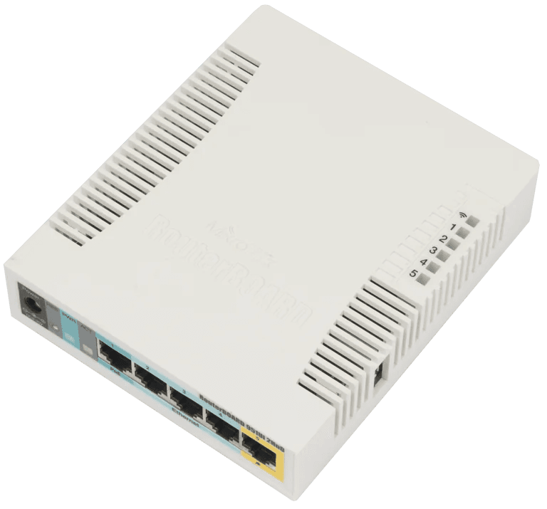 Router Wi-Fi MIKROTIK RB951Ui-2HnD (1 x USB 2.0)