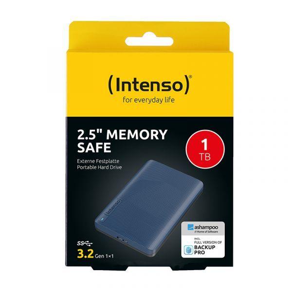 Disco Rígido Externo INTENSO Memory Case 6029565 (1 TB - 2,5 polegadas - USB 3.2 Gen 1 - Azul) — miniatura 3