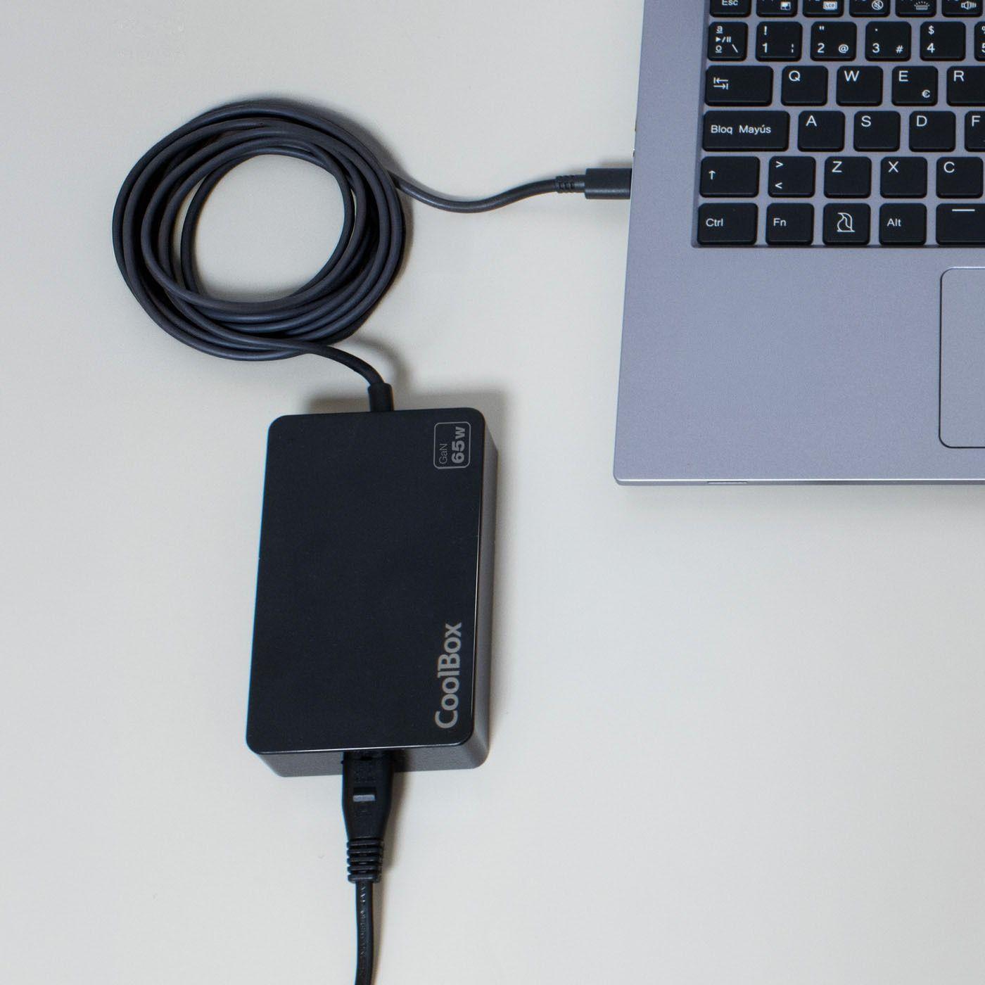 Carregador de Parede USB-C COOLBOX COO-NB65-UC (USB-C - Preto), miniatura 5