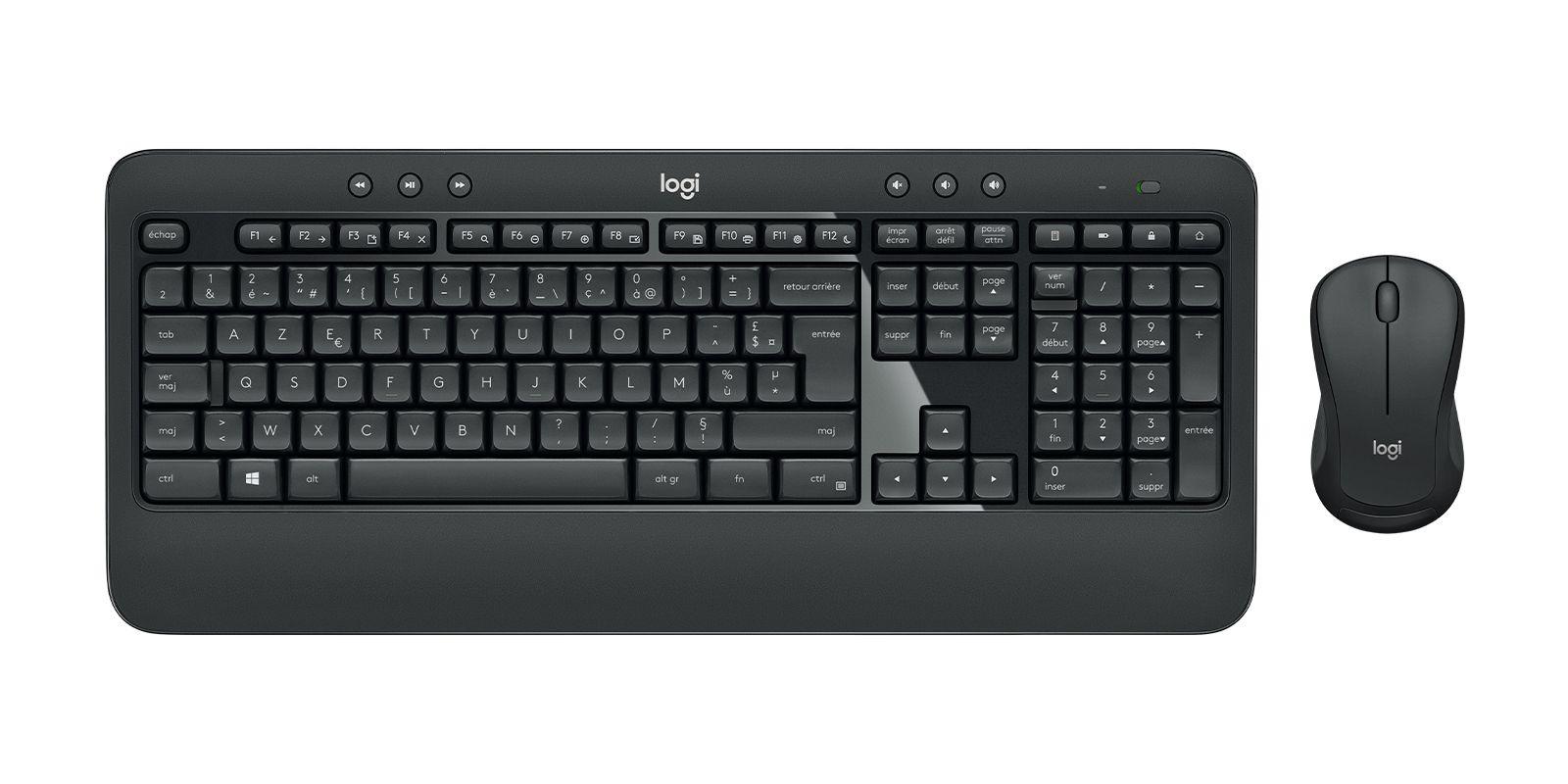 Conjunto de Teclado e Rato LOGITECH MK540 Advanced (Francês - Membrana - Tamanho completo - Preto) — miniatura 2