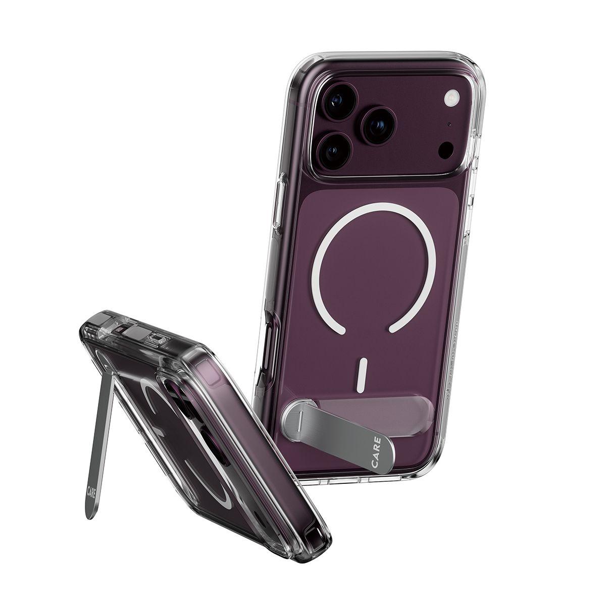 Capa PANZERGLASS CARE by PanzerGlass Kickstand Case para iPhone 17 Pro Max e 18 Pro Max (Transparente)