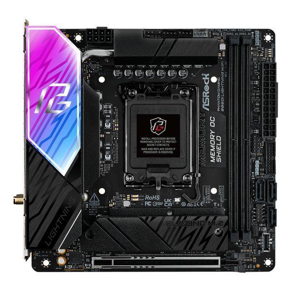 Motherboard ASROCK B860I Lightning WiFi (LGA 1851 (Socket V1) - Intel Core Ultra Série 2 - Mini-ITX), miniatura 2