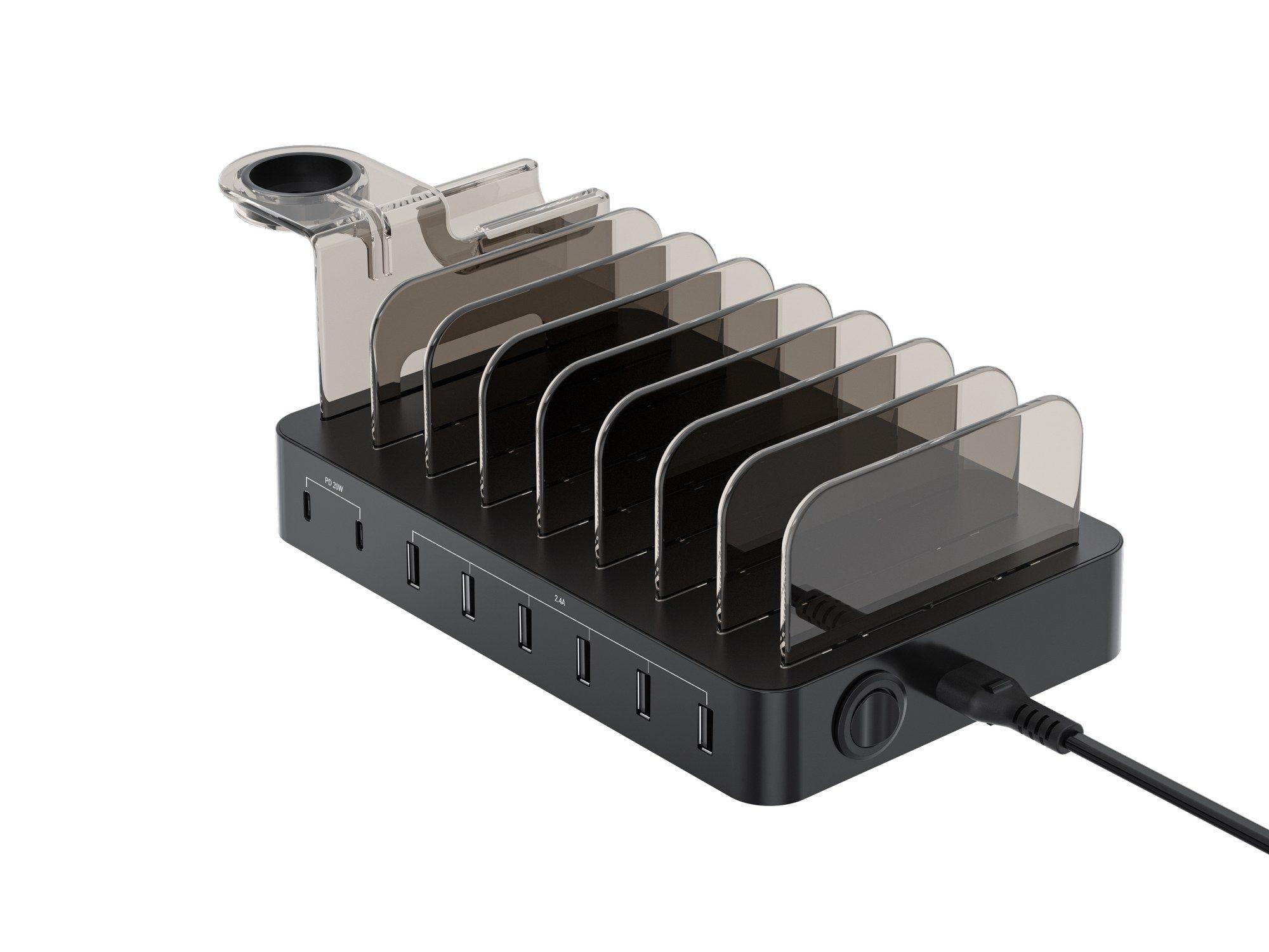 Estação de Carregamento USB CONCEPTRONIC OZUL02B (Universal - Preto)