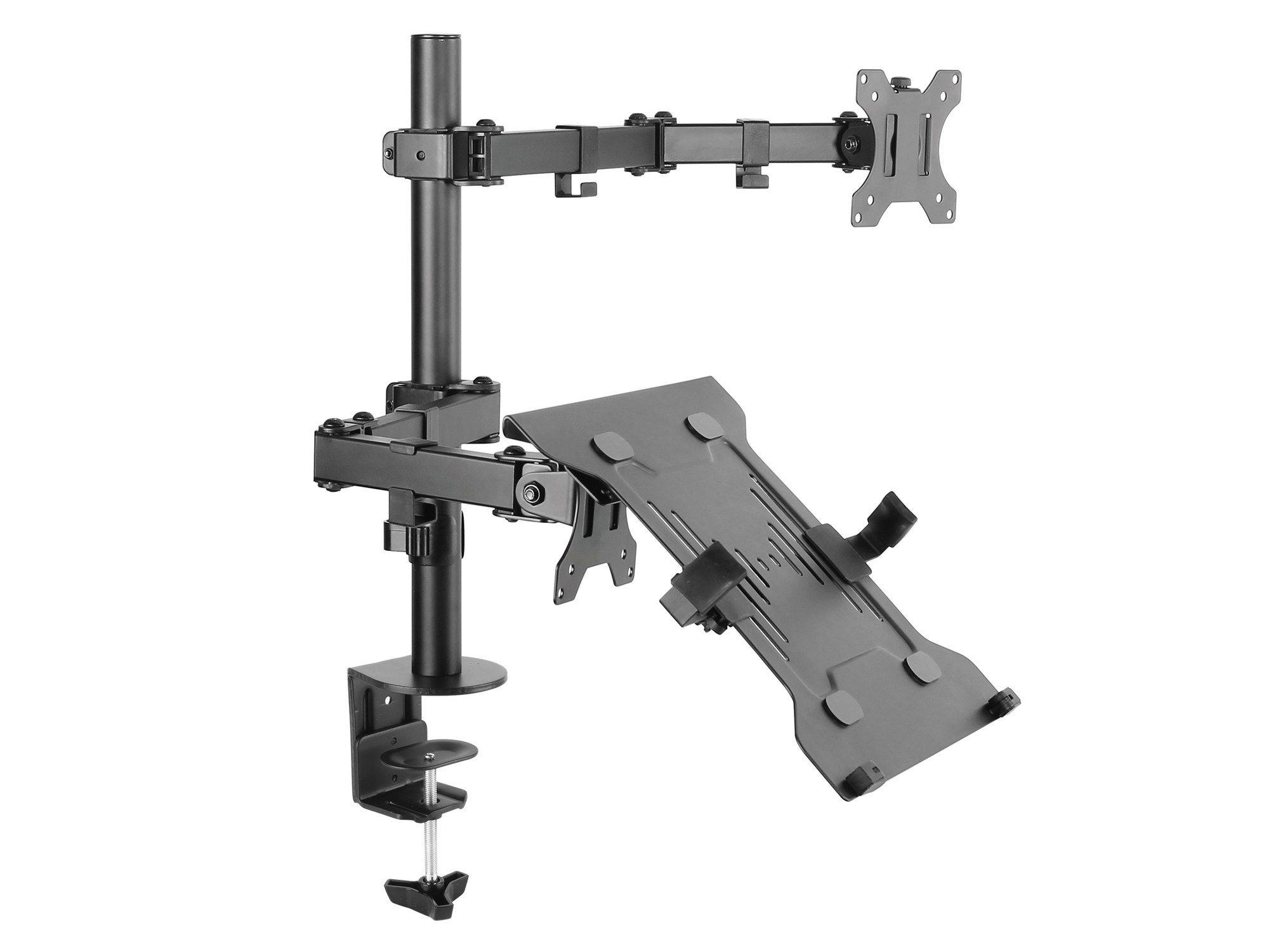 Suporte de Secretária para Monitores EQUIP 650119 (100 x 100 mm - 75 x 75 mm - 81,3 cm - Preto)