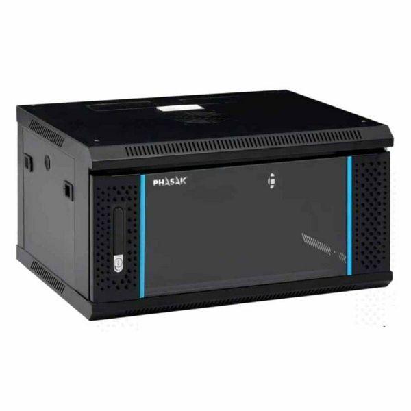 Armário Rack de Parede PHASAK PHO 2106D (Preto) — miniatura 3
