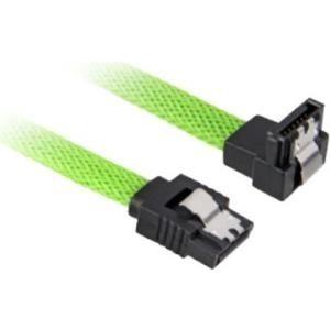 Cabo SATA III SHARKOON 90° 0,45 m (6 Gbit/s - Verde)