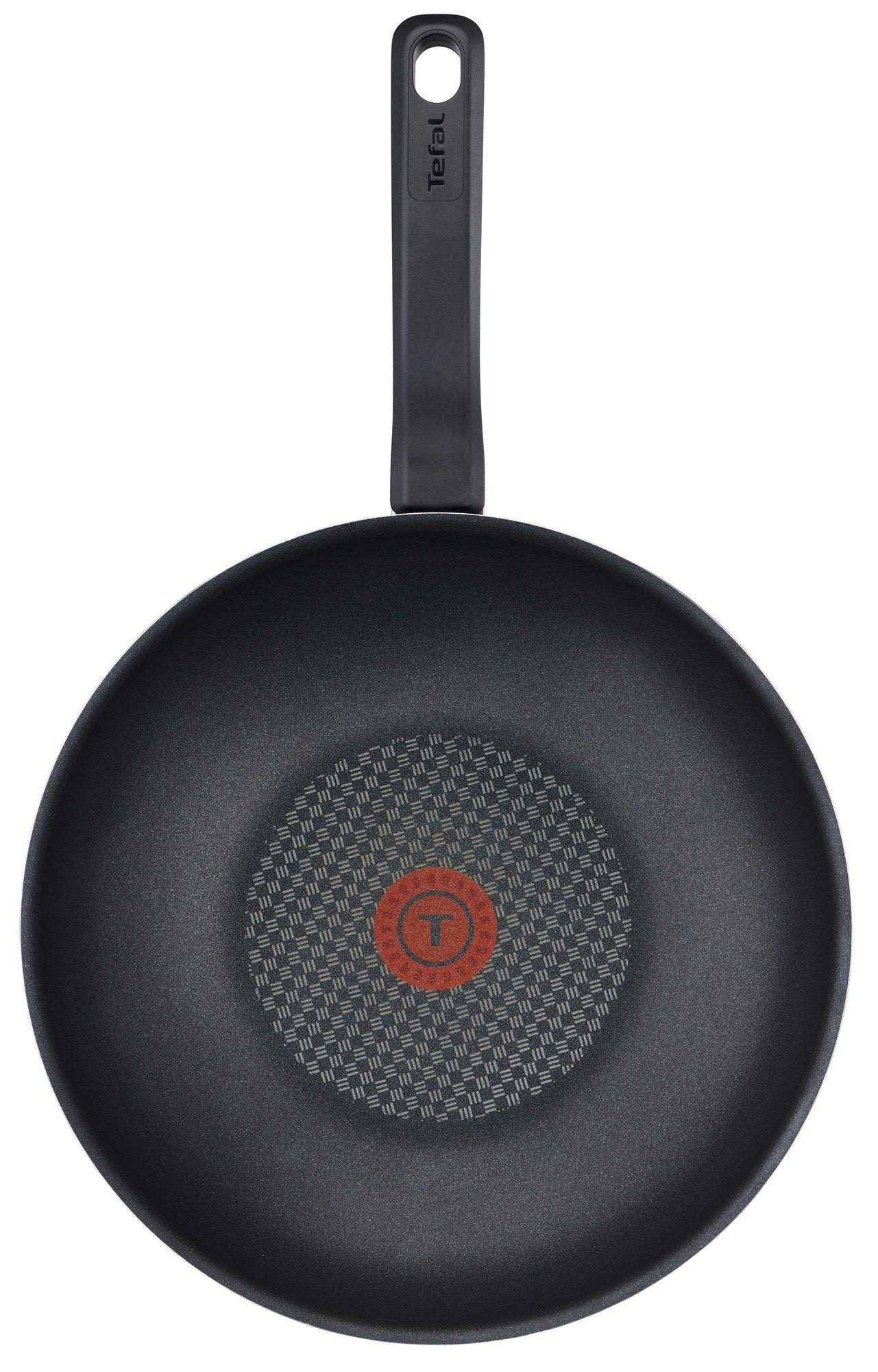 Frigideira Wok TEFAL Resist D5261932 (Alumínio - Preto), miniatura 3