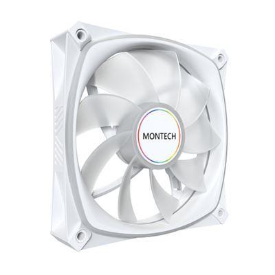 Conjunto de Ventoinhas MONTECH RX120 PRO (ARGB - Branco) — miniatura 3