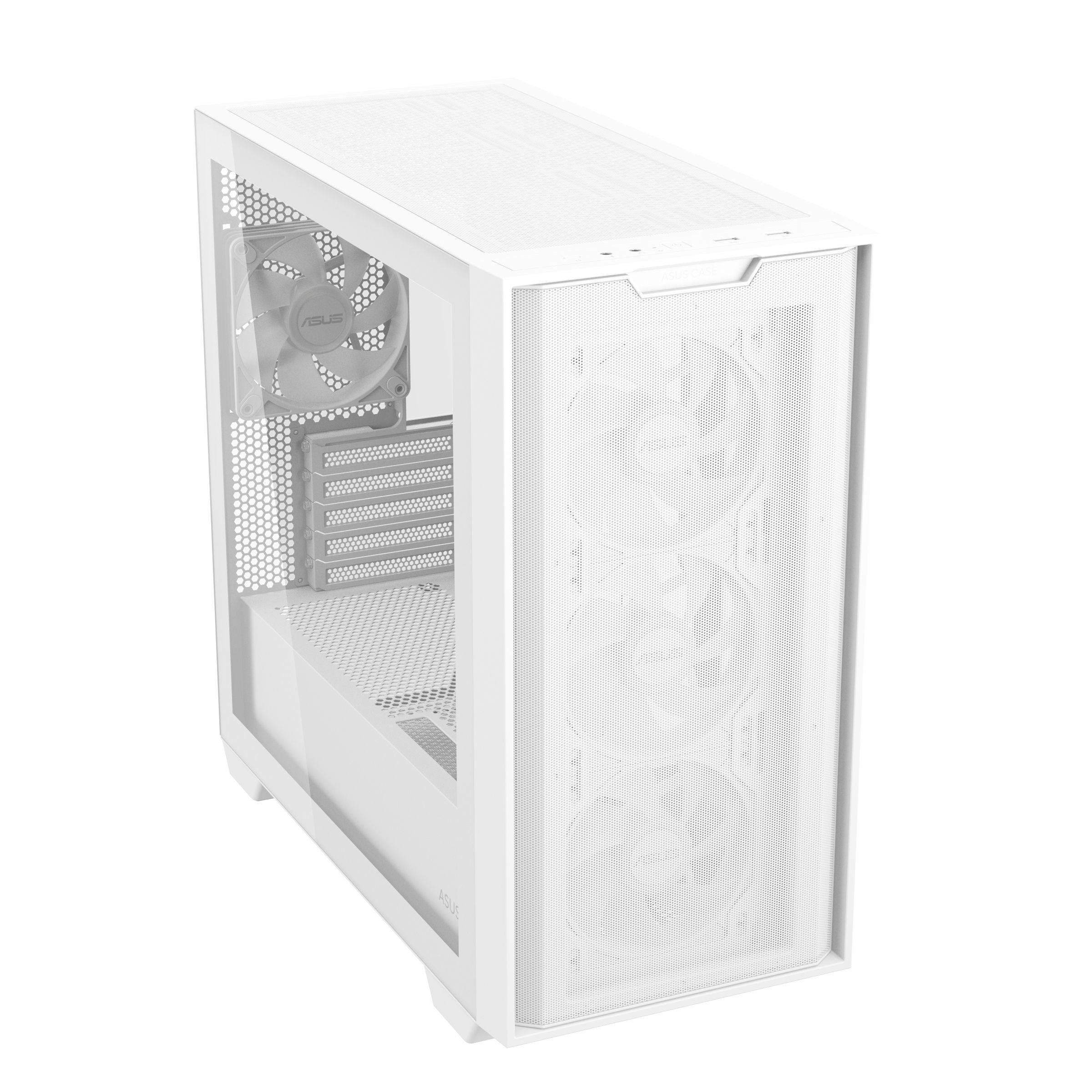Caixa PC ASUS A21 PLUS (micro ATX, Mini-ITX - Micro Tower - Micro-ATX, Mini-ITX - Branco) — miniatura 7