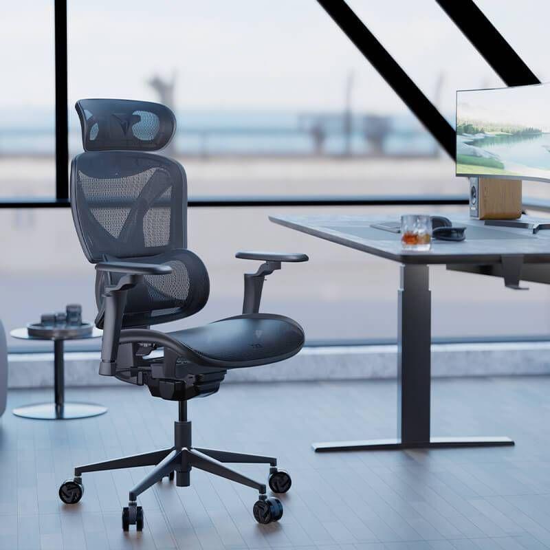 Cadeira Ergonómica THUNDERX3 XTC PRO 360 (125 kg - 140 cm - Inclinação multifunções - Preto), miniatura 5