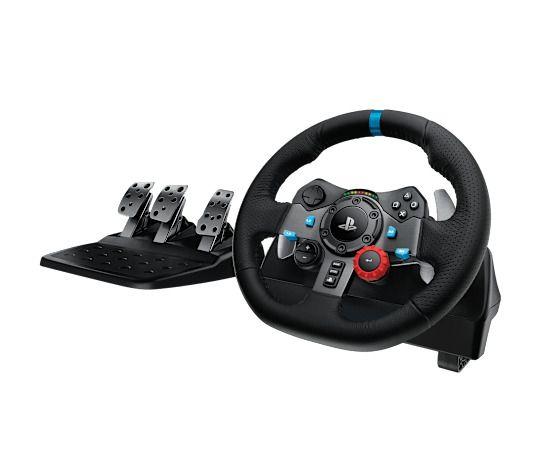 Volante e Pedais LOGITECH G29 Driving Force (PlayStation - Com fios - Preto)