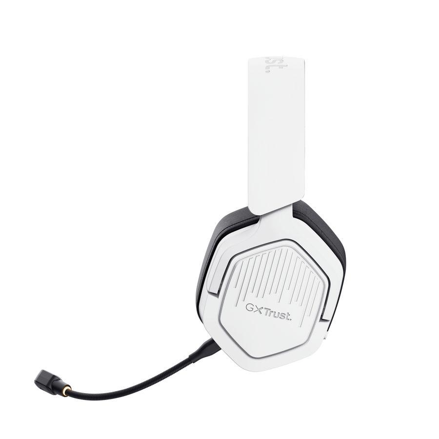 Headset Gaming TRUST GAMING GXT 493PS Carus (Binaural - Com fios e sem fios - Circum-aural - Branco), miniatura 6