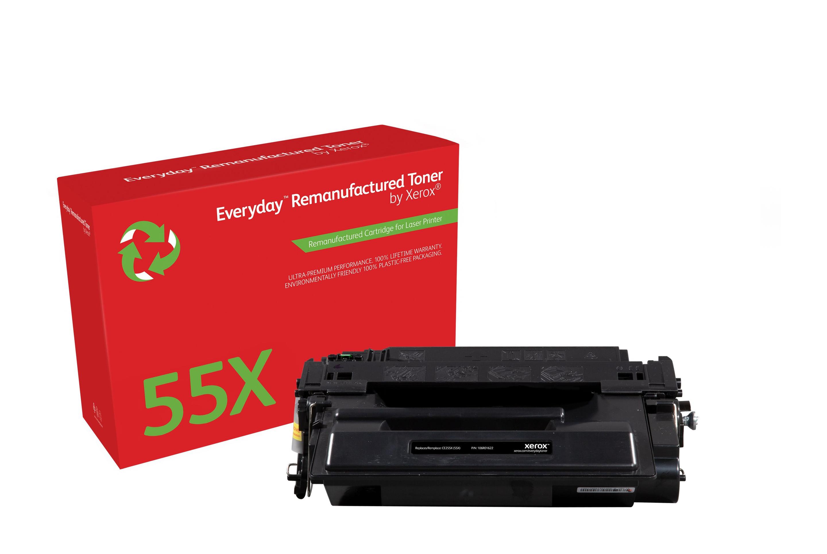 Toner Remanufaturado XEROX 106R01622 (12500 páginas - HP - Preto)