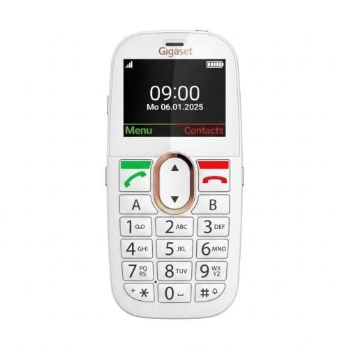 Telemóvel para Seniores GIGASET GL695 (48MB/128MB - 2,31" - SIM único - Branco)