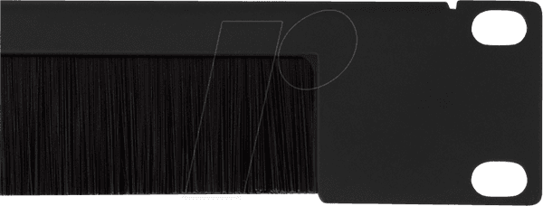 Painel de Gestão de Cabos com Escova LOGILINK PN103B (Preto) — miniatura 2