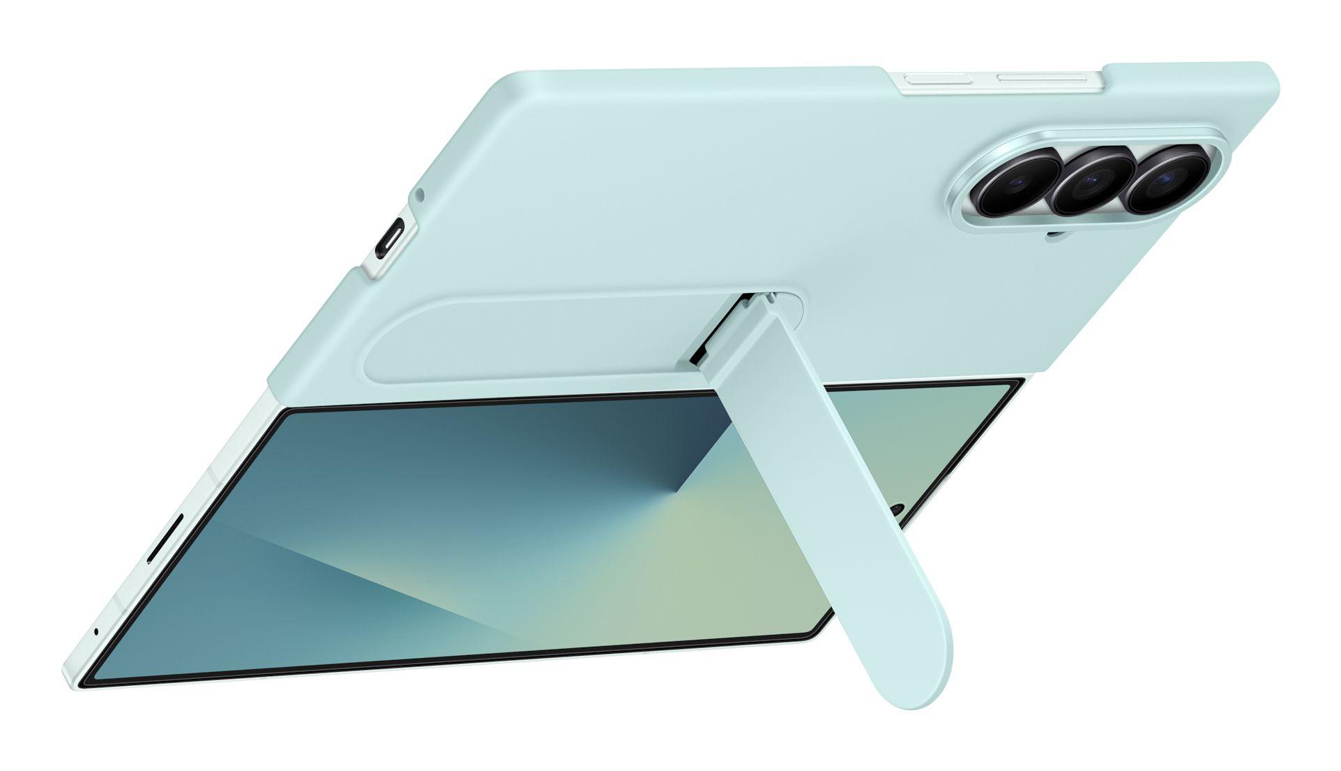 Capa SAMSUNG Galaxy Z Fold7 Silicone Case (Silicone - Menta), miniatura 3