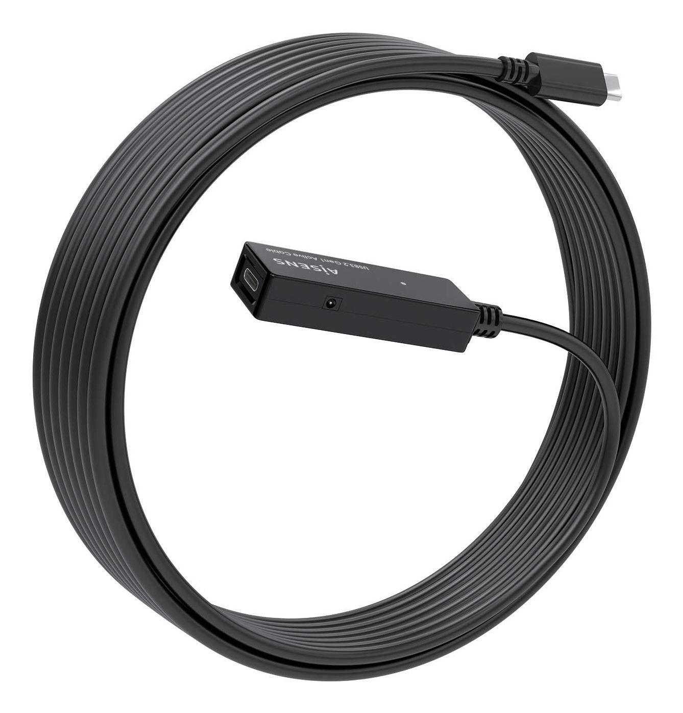Cabo de Extensão AISENS A107-0869 (5 m - USB C - Preto), miniatura 2