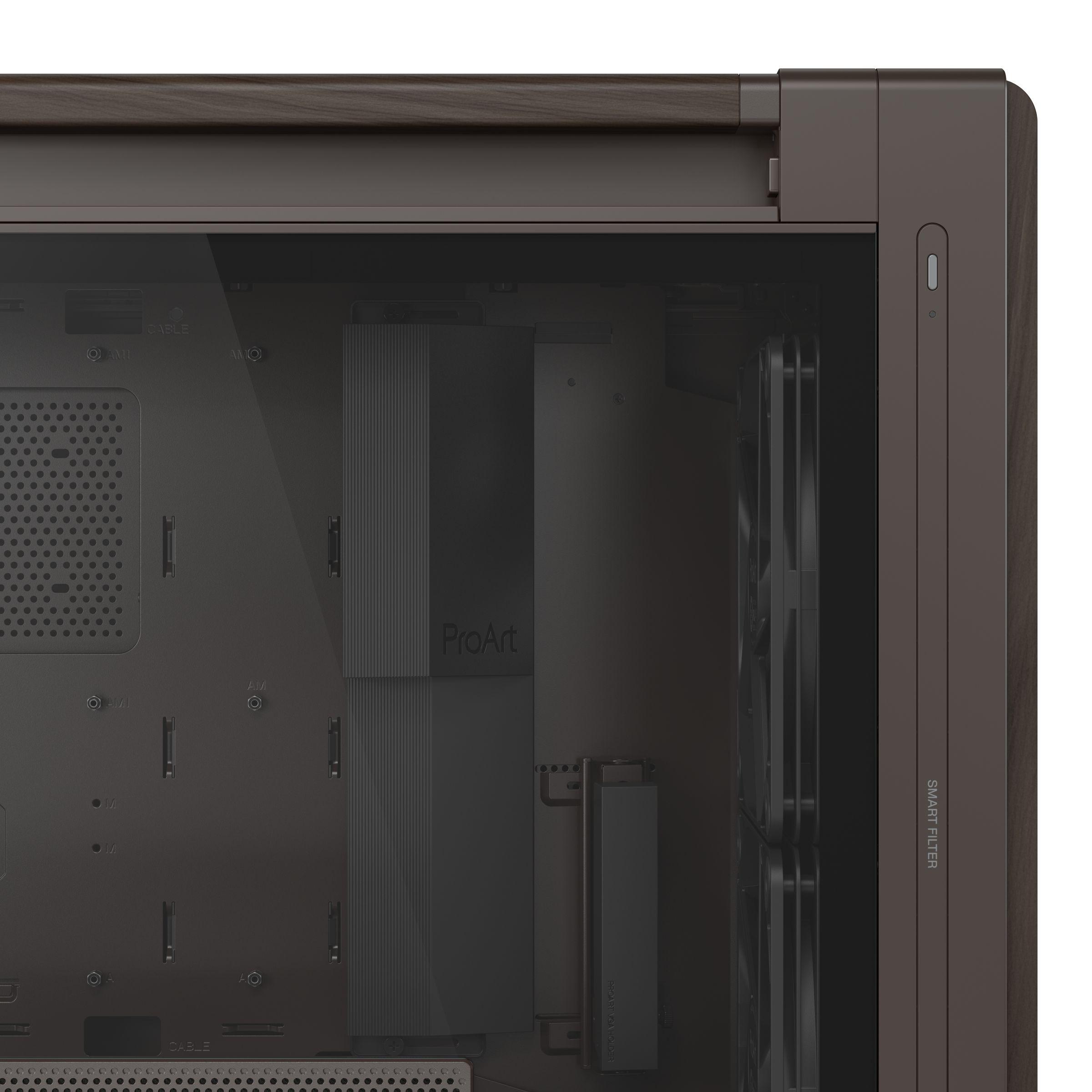 Caixa de Computador ASUS ProArt PA602 Wood Edition (Midi Tower - 18,5 cm - 44 cm - Castanho) — miniatura 11